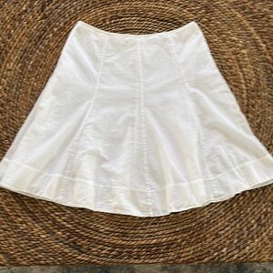 Chaps Women's White A-Line Skirt